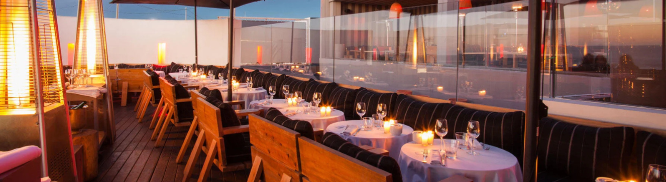 Restaurant Vue sur l'océan à Cabestan